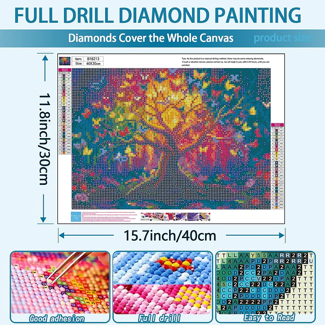 Kit De Pintura De Diamante 5d Diamond Painting Arbol