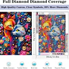 Kits De Pintura De Diamante 5d Gato Colorido 30x40 Cms