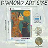 Kits De Pintura De Diamante 5d Diseño Gato 40x30 Cms