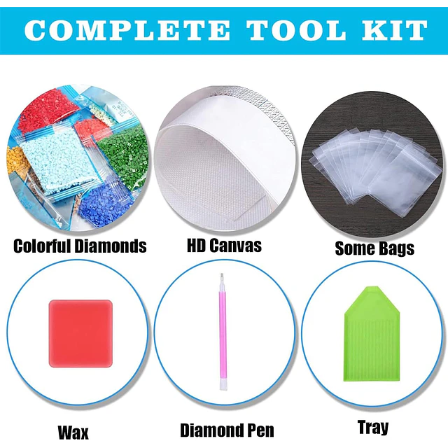 Kits De Pintura De Diamante 5d Diseño Gato Negro 30x40 Cms