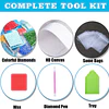 Kits De Pintura De Diamante 5d Diseño Gato Negro 30x40 Cms