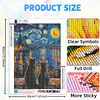 Kits De Pintura De Diamante 5d Diseño Gato Negro 30x40 Cms