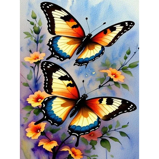 Kits De Pintura De Diamante 5d Diseño Multicolor 30x40 Cms