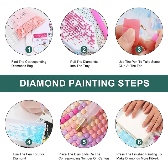 Kits De Pintura De Diamante 5d Diseño Arbol 30 X 40 Cm