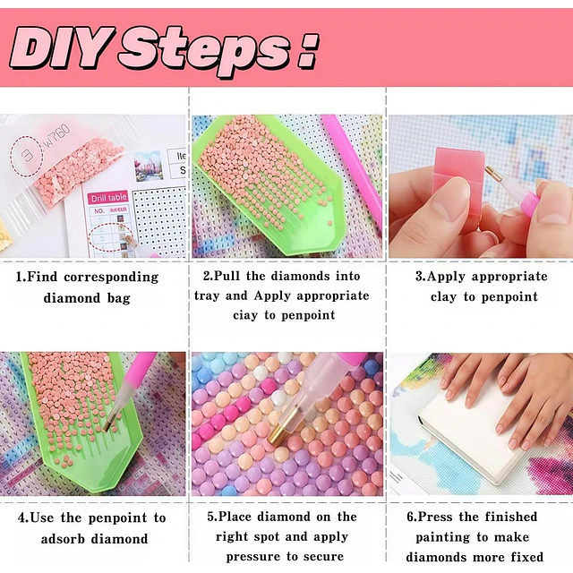 Kits De Pintura De Diamante 5d Diseño Delfines 30 X 40 Cms