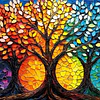 Kits De Pintura De Diamante 5d Hojas Otoño 30x40 Cms