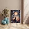 Kits De Pintura De Diamante 5d Diseño Luna Llena 30x40 Cms