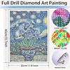 Kits De Pintura De Diamante 5d Diseño Estrellas 30x40cms