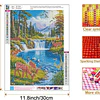 Kits De Pintura De Diamante 5d Diseño Selva 30x40 Cms
