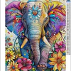 Kits De Pintura De Diamante 5d Diseño Elefante 30x20cms