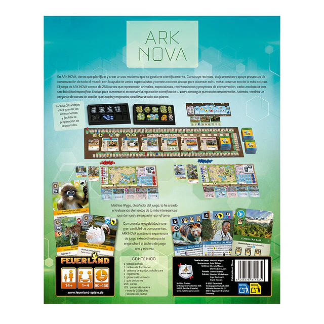 Ark Nova - Juego De Mesa VERSION EN ASPAÑOL