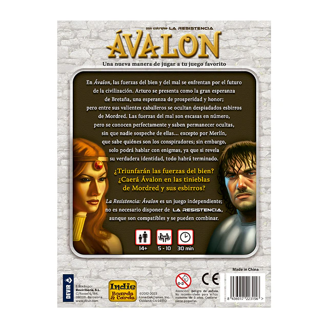 La Resistencia : Avalon - Juego De Mesa - Devir - Invictvs