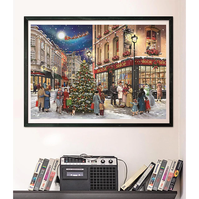 Rompecabezas Clementoni Paseo Navideño 1000 Piezas