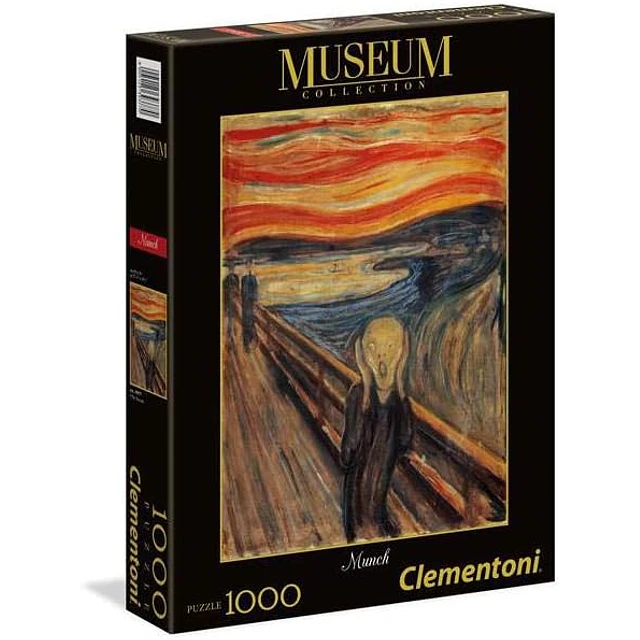 Rompecabezas - Clementoni  El Grito  L'urlo Di Munch 1000 Piezas 