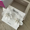 FLOR ACRILICA BLANCO TRANLUCIDO