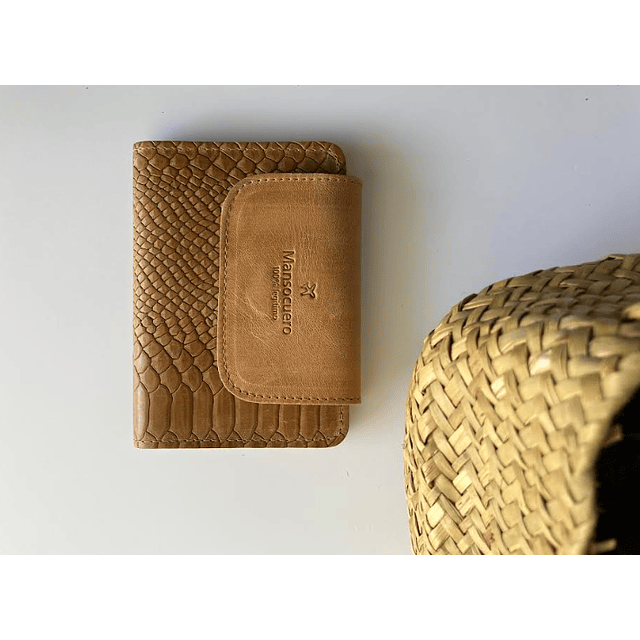 PORTA PASAPORTE TRAVESSIA CAMEL