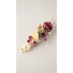 TOCADO MEDIA CORONA FLORES