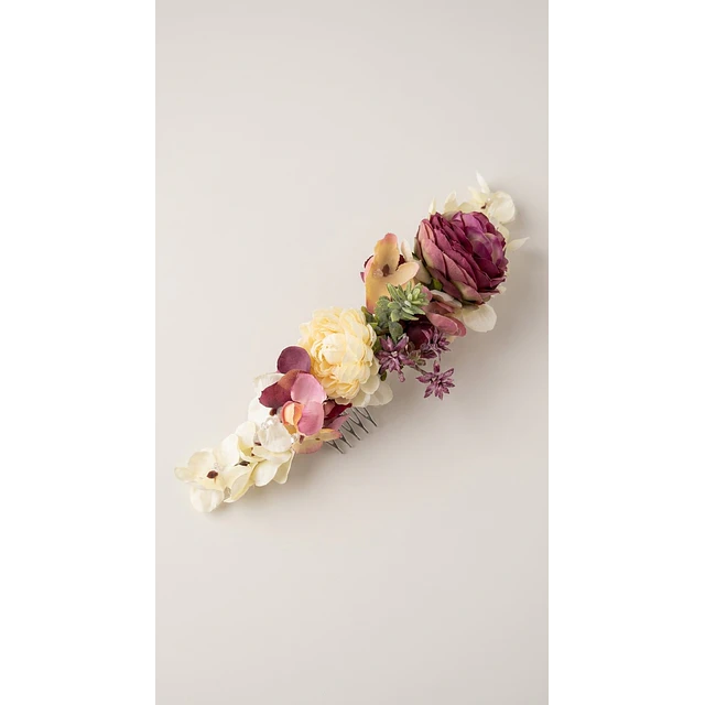 TOCADO MEDIA CORONA FLORES