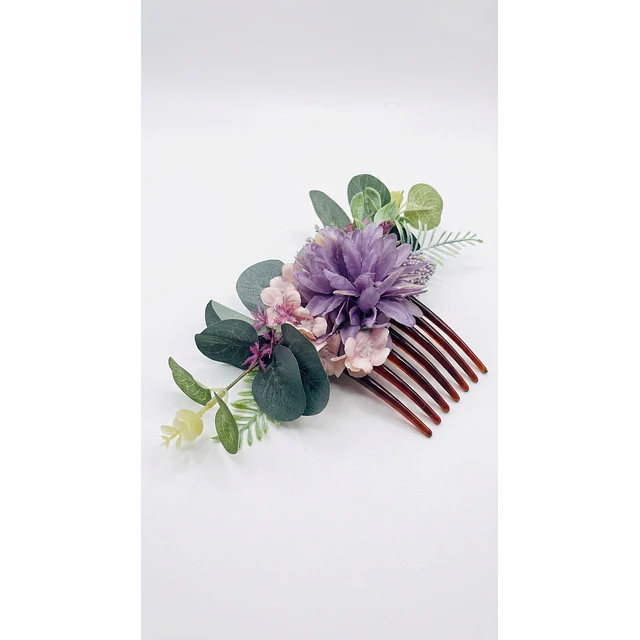TOCADO FLORAL LILA