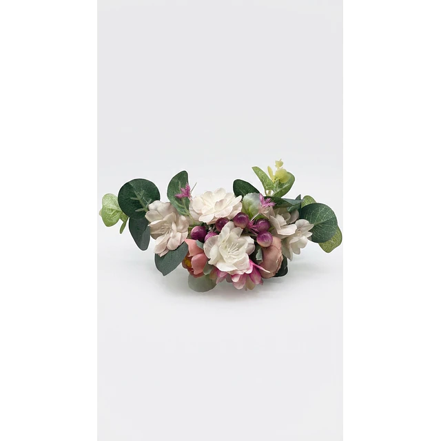 TOCADO FLORAL FRUTOS GUINDA
