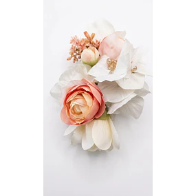 TOCADO FLORAL PEONIAS