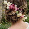 TOCADO MEDIA CORONA FLORES