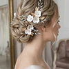 TOCADO FLORES METALICAS
