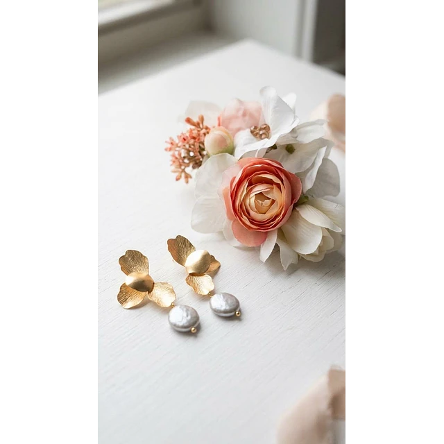 TOCADO FLORAL PEONIAS