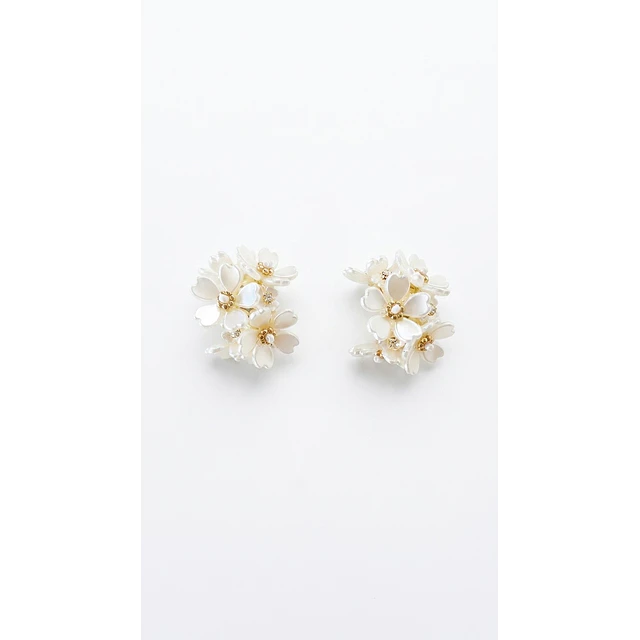 RACIMO FLORES BLANCAS ACRILICAS 