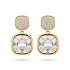 BASE CIRCONES CON PIEDRA DORADO
