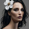 TOCADO FLOR BLANCA 