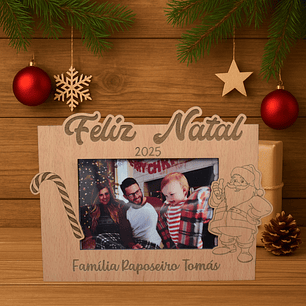 Moldura de Natal Personalizada