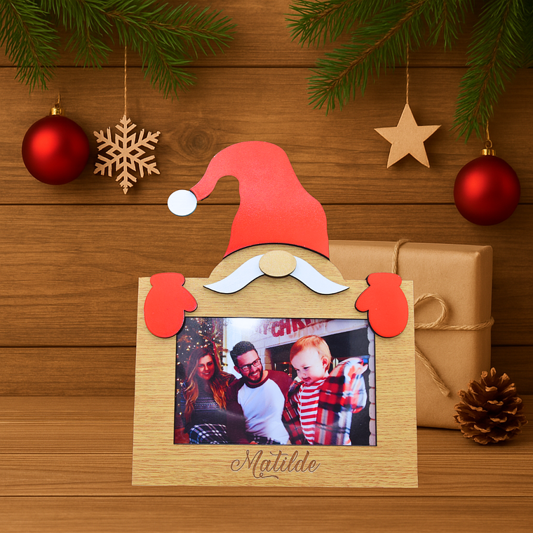 Moldura de Natal “Pai Natal” 1