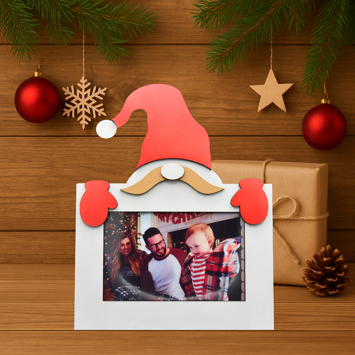 Moldura de Natal “Pai Natal” 2