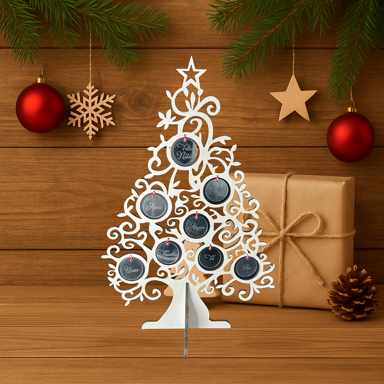 Árvore de Natal com Bolas Decorativas 1