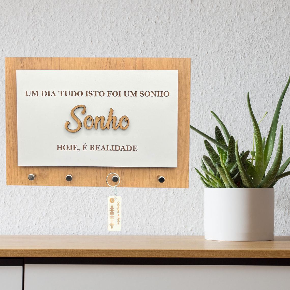 Chaveiro decorativo de parede 