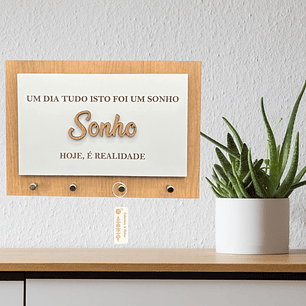 Chaveiro decorativo de parede 