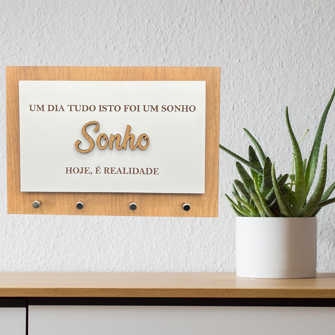 Chaveiro decorativo de parede 