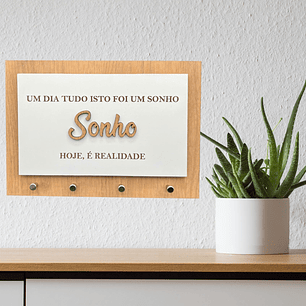 Chaveiro decorativo de parede 