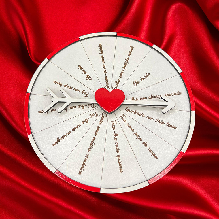 Roleta romântica com desafios 1