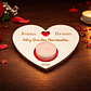 Suporte de vela em coração - Thumbnail 1
