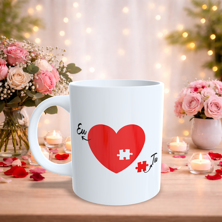 Caneca “Eu + Tu” – Amor que Encaixa Perfeitamente 1