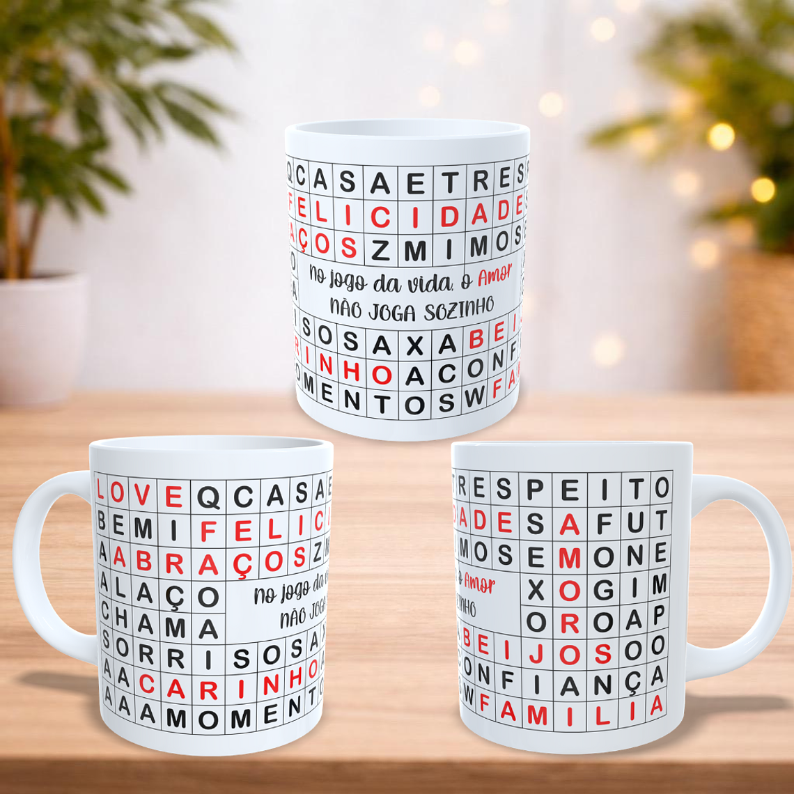 Caneca “Sopa de Letras do Amor” 1