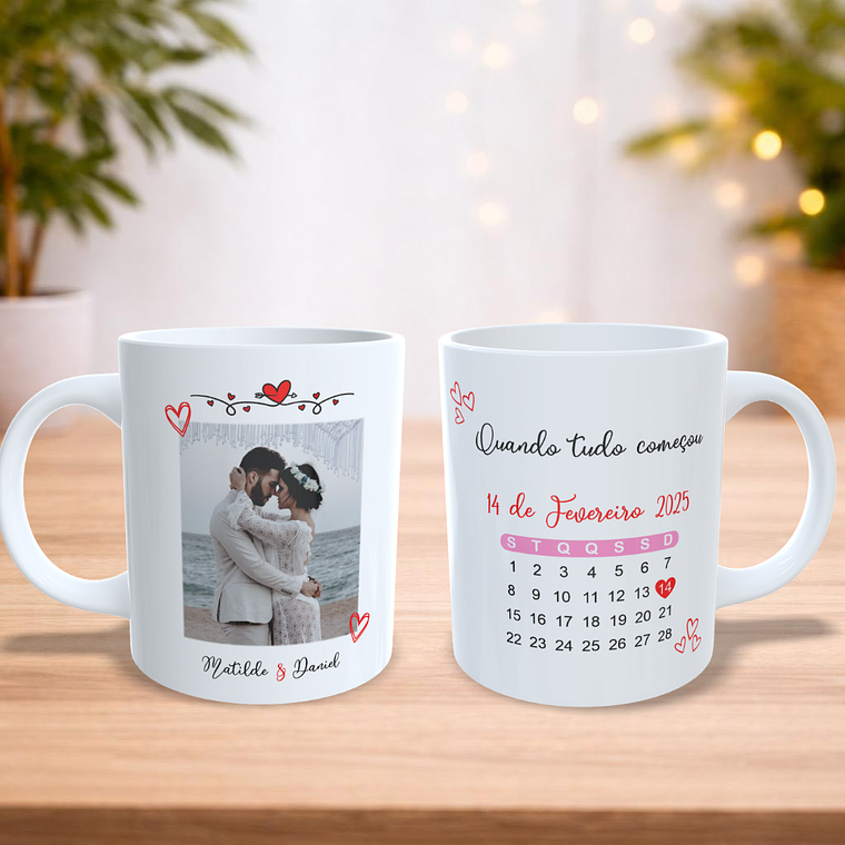 Caneca personalizada “Quando Tudo Começou” 1