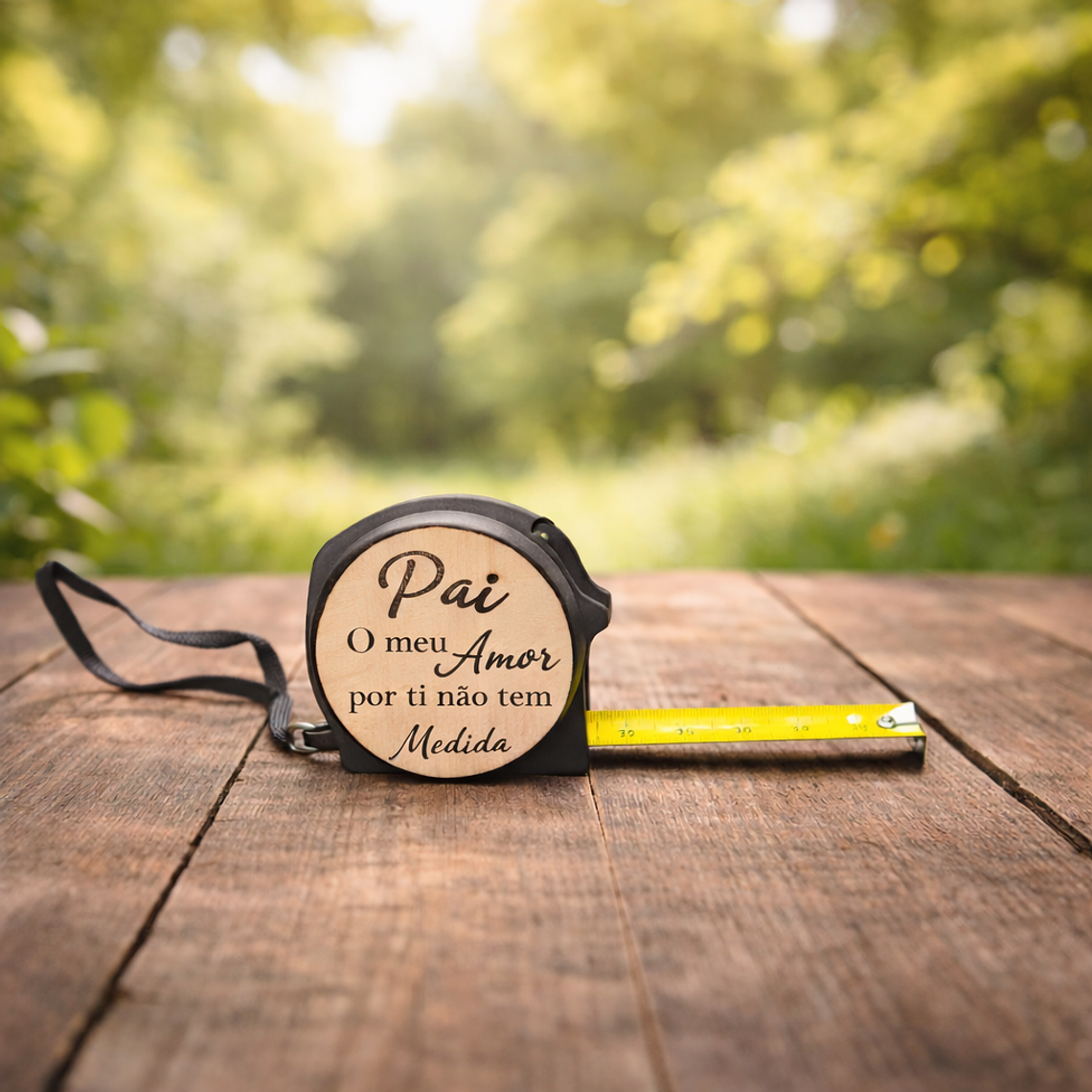 Fita Métrica Personalizada “Pai, o meu Amor não tem Medida 1