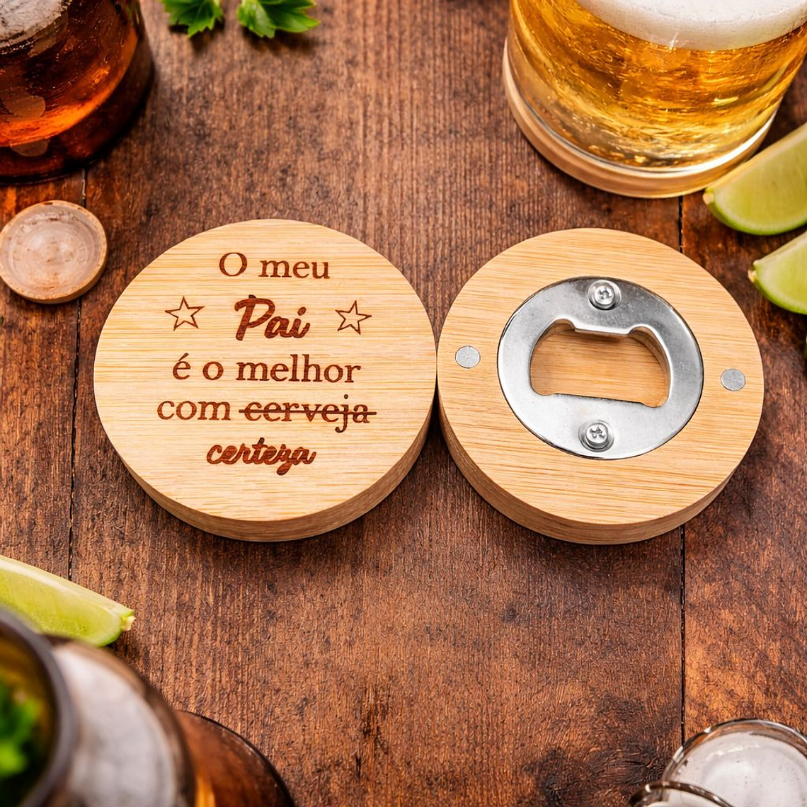 Abre-Cápsulas em Bambu – Dia do Pai 1