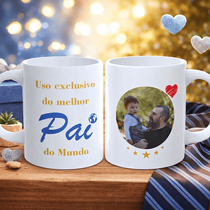 Caneca com Fotografia – “O Melhor Pai do Mundo”