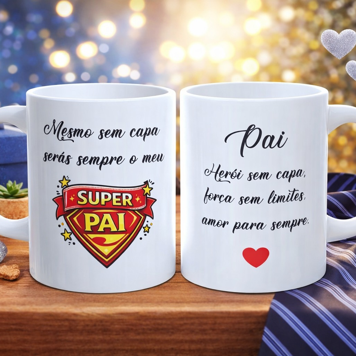 Caneca “Super Pai – Herói sem Capa” 1