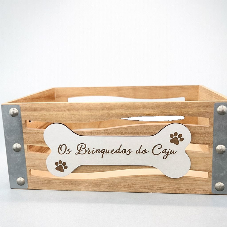 Cesto Personalizado para Brinquedos de Cão 1