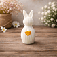 Coelho Decorativo com Coração - Thumbnail 1